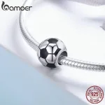 Fußball! Emaillierte Ball-Perle für alle Fußball-Fans | 925 Silber Beads & Charms brand: Bamoer