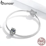 Plastische 3D Eule als Perle fürs Schlangenarmband | 925 Silber Beads & Charms brand: Bamoer