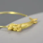 Dackel Creolen! Spiral Ohrhänger mit Dackel, Fliegender Hund | 925 Silber Ohrringe brand: Lotus Fun