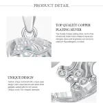 18mm, Versilberter Kolibri, Schmuck-Käfig mit 6 Lavakugeln als Diffuser | Aromatherapie brand: Eudora