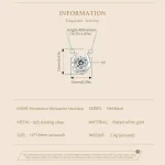 Funkelndes Hufeisen-Collier mit Moissanit-Brilliant, 1 Karat Glücksbringer! | 925 Silber Halskette brand: Bamoer