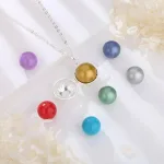 20mm Klangkugel, Baby Bola Blume, Schwangerschaftsschmuck mit XXL Halskette | Engelsrufer Anhänger brand: Eudora