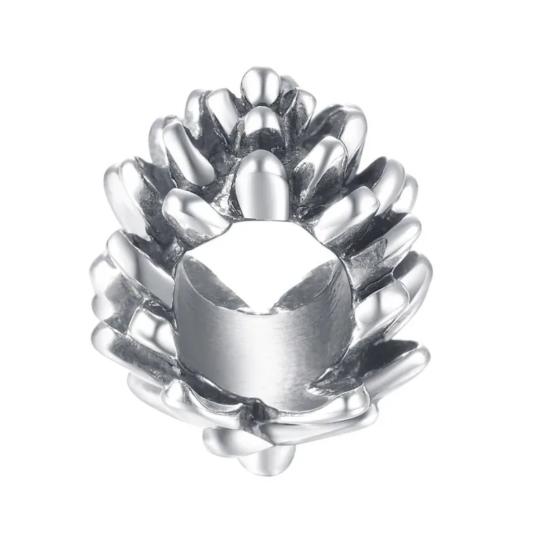 3D Tannenzapfen oder Kiefernzapfen in Vintage Silber, Wald Tannenbaum | 925 Beads und Charms (D) brand: Mistletoe