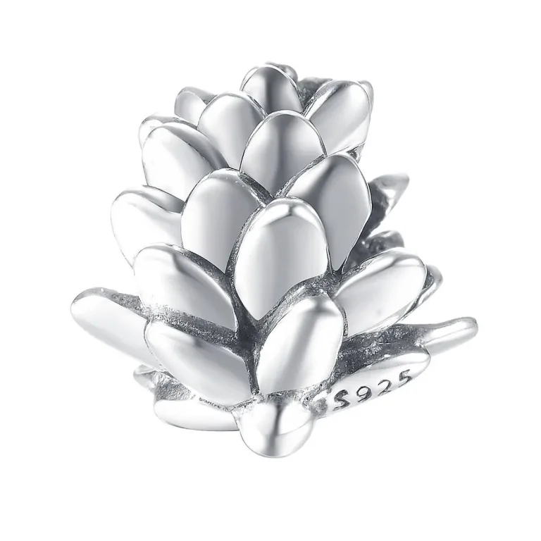 3D Tannenzapfen oder Kiefernzapfen in Vintage Silber, Wald Tannenbaum | 925 Beads und Charms (D) brand: Mistletoe