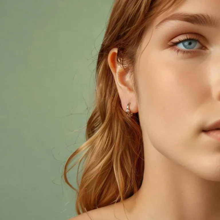 Süße Schleifen Creolen, Silberschleifen zum Klappen, auch für Mädchen | 925 Silber Ohrringe brand: Bamoer