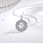 Vintage David Stern mit Zirkonia-Kristallen, Jahwe Jesus Halskette für Damen und Herren | 925 Silber Anhänger brand: Eudora