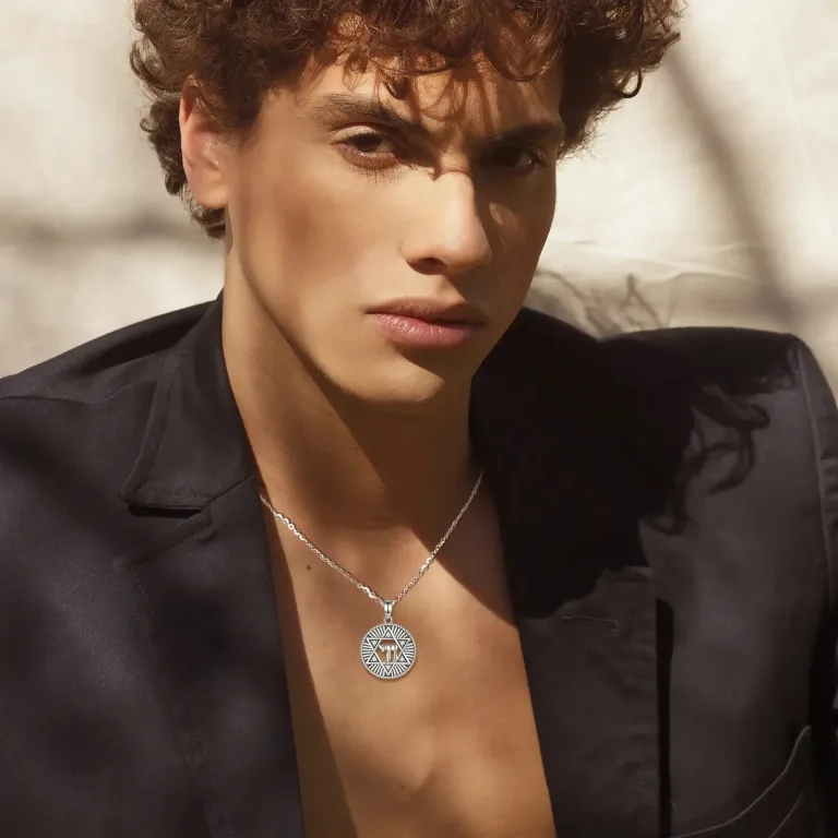 Vintage David Stern mit Zirkonia-Kristallen, Jahwe Jesus Halskette für Damen und Herren | 925 Silber Anhänger brand: Eudora