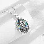 Meeresgöttin in Perlmutt! Yemaya oder Amphitrite, Göttin des Meeres, Halskette | 925 Silber Anhänger brand: Eudora