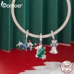 Weihnachtsglocke fürs Charm-Armband oder mit Halskette, Weihnachten | 925 Silber Dangle Anhänger brand: Bamoer