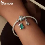 Weihnachtsglocke fürs Charm-Armband oder mit Halskette, Weihnachten | 925 Silber Dangle Anhänger brand: Bamoer