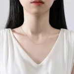 1,0mm Dünne Slider-Halskette, stufenlos verstellbar bis 50cm Länge, Gold oder Silber | 925 Silberketten brand: Kaletine