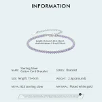 Silber Armband mit lila Baumwollschnur, verstellbar. 925 Silber Armkettchen mit zarten lila Akzenten. Materialmix-Armschmuck Details.