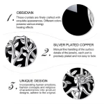 Lebensbaum Göttin Halskette: Baumgöttin Anhänger aus schwarzem Obsidian-Tropfen, filigranes Silber-Design. Edelstein Schmuck Detail.